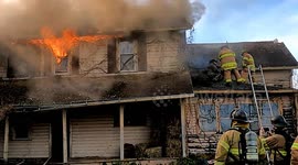 Fire Fighter Structural Burn Class, Hughesville, Muncy, Pennsylvania
