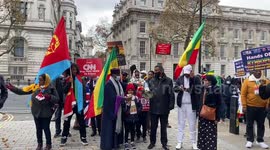 'NoMore' Protest For Ethiopia Rally in London, UK