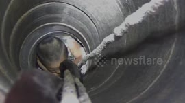 Small child rescued from well in China
