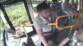 China bus passenger causes accident after missing stop