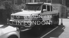 Mercedes G'wagon 6x6 In LONDON 2015