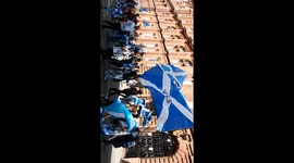 Pro Scottish independence  protest - Glasgow