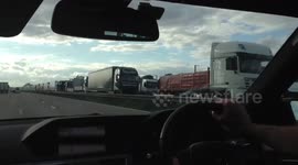 Twenty-seven mile queue near Dover