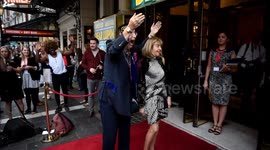 John McCririck and others at Dear Lupin press night