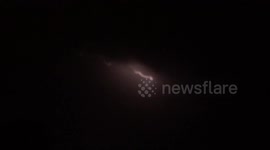 Lightning show in Chicago