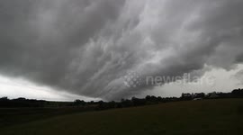 Thunderstorm Gust Front & Whales Mouth - N. Ireland - Aug 5th 2015