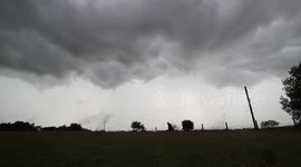 Thunderstorm Gust Front & Whales Mouth Clip 2 - N. Ireland, Aug 5th 2015