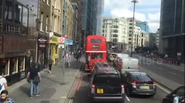 Tube strike bus journey time-lapse