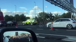 Car Crash, M6, J6, Birmingham