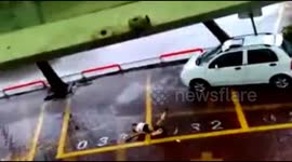 Typhoon Soudelor hits Taiwan