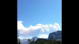 Thompson Creek Fire, Glacier National Park