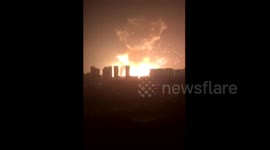 Huge explosion in Tianjin