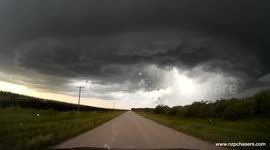 Tornado-Warned Storm in Minnesota