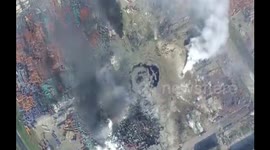 Huge hole discovered at the Tianjin blast site