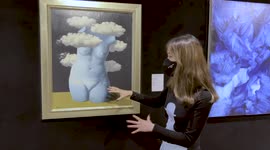Unseen surrealist masterpiece by René Magritte goes on display in Hong Kong ahead of auction