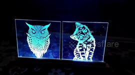 Indonesian craftsman transforms waste glass into detailed artwork