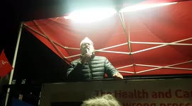 Jeremy Corbyn speaks at NHS Health and Care Bill rally in Westminster