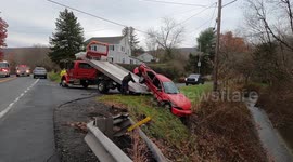 Fatal rollover accident route 901, Excelsior, Pennsylvania