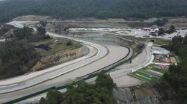 vista orbital de una carrera