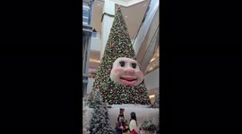 Befuddling but beloved talking Christmas tree named Woody returns to Canadian mall after 15 year hiatus