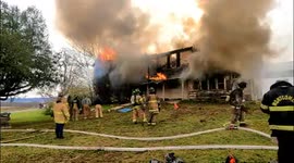 Fire Fighter Structural Burn Class, Hughesville, Muncy, Pennsylvania # 8