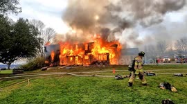 Fire Fighter Structural Burn Class, Hughesville, Muncy, Pennsylvania #9