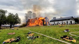Fire Fighter Structural Burn Class, Hughesville, Muncy, Pennsylvania #9