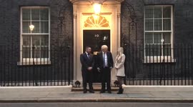 UK Prime Minister Boris Johnson receives PC Andrew Harper’s widower Lissie Harper at 10 Downing Street
