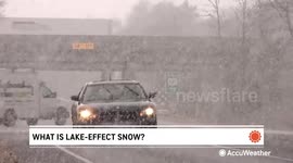 What is lake-effect snow?