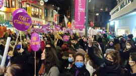 International Day For The Elimination Of Violence Against Women In Istanbul