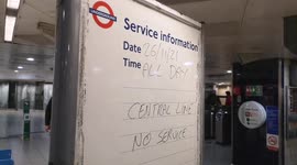 London tube strike hits on Black Friday