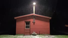 Snowstorm hits Coleman, Canada