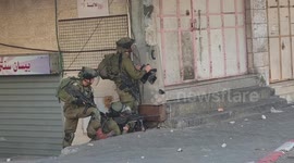 Palestinian protesters and Israeli security forces clash in West Bank's Hebron