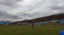 Santa ditches reindeer to take helicopter in Pennsylvania