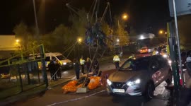 Extinction Rebellion activists block Amazon warehouses on Black Friday