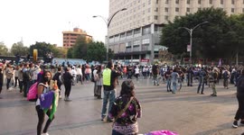 Thousands of Mexican women march in protest against violence