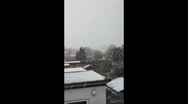 Watch as Storm Arwen brings heavy snow and strong winds to Warwickshire