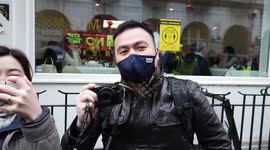 HongKonger cockroaches  turn up, No to New Cold War - Stop Racism - Stop Asian Hate