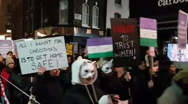 Hundreds march in Central London for women's safety and to 'Reclaim the Night'