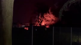 UK: Large Fire Breaks Out At Industrial Unit In Dunkirk, Nottingham 2