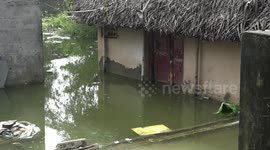 Boats sail in Chennai streets after record rain brings Chennai to a standstill