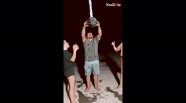 'Siblings try their own version of the 'Basketball Beer' challenge
'
