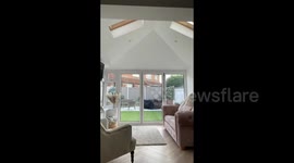 Couple, 26 and 29, gives period home full renovation in just four months adding £80,000 to property value – decorating the home with upcycled furniture and even DIY ARTWORK