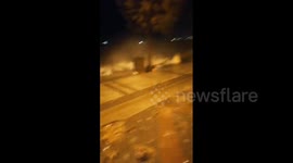 Turkey: Debris Left On Coastline After Powerful Winds Hit Istanbul