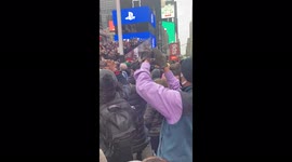 US: Broadway Community Pays Tribute To Stephen Sondheim In Times Square 2