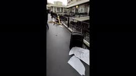 Turkey: Powerful Storm Winds Dump Debris On Roads, Topple Lamp Posts In Istanbul 2