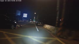 BRUTAL ACCIDENT: Irresponsible driver skips red light and wiping moped rider out (Dashcam Video)