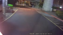 RECKLESS DRIVING: Moped rider loses control after hitting a speed bump and crashes (Dashcam Video)