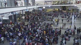 Omicron variant first detected in South Africa causes huge travel delays at Johannesburg airport