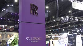 Rolls Royce luxury latest cars displayed at Bangkok Motor Show 2021